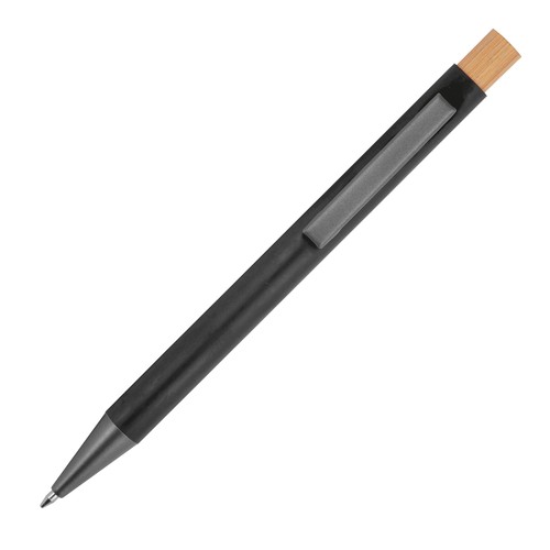 pen made from recycled aluminium with bamboo pusher