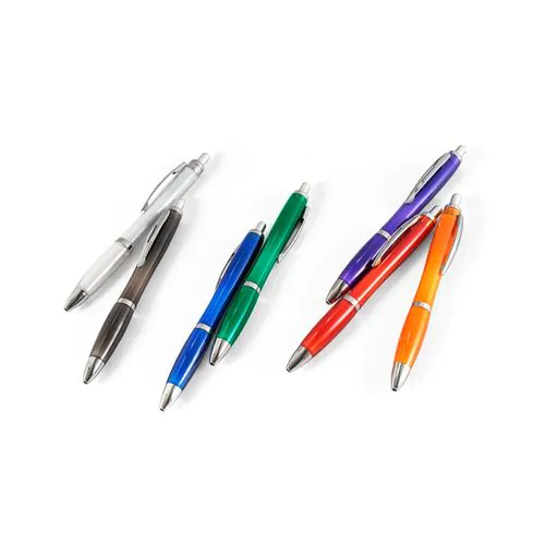 SWING rPET. Stylo bille en PET recyclé (100% rPET) avec attache métallique