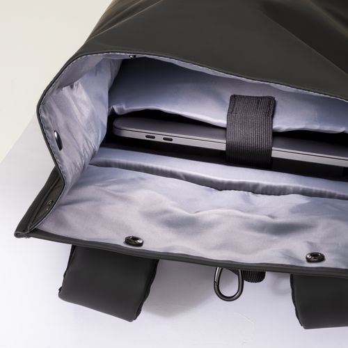 Recycled water-resistant Soft PU (15") backpack