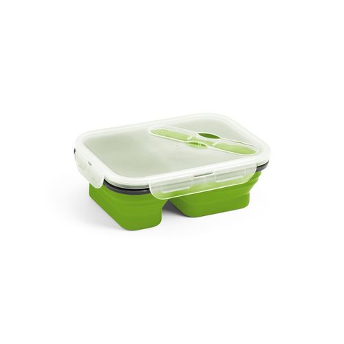 DILL. Lunchdoos. Intrekbare hermetische doos in siliconen en PP (480 en 760 mL) DILL. Lunchdoos. Intrekbare hermetische doos in siliconen en PP (480 en 760 mL)