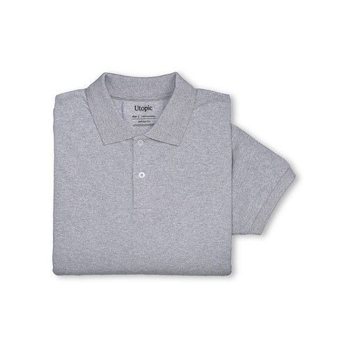 Polo 100% tissu régénéré