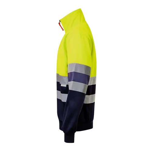 VL THOR LARGE. Two-tone sweatshirt (300g/m²) in polyester fleece (100%)