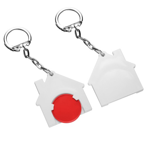 Chip holder with 1€ chip "house" Chip holder with 1€ chip "house"
