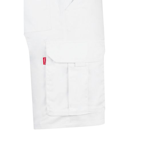 VL HEBE. Bermuda stretch, multipoches (240g/m²), en coton (46%), EME (38%) et polyester (16%)