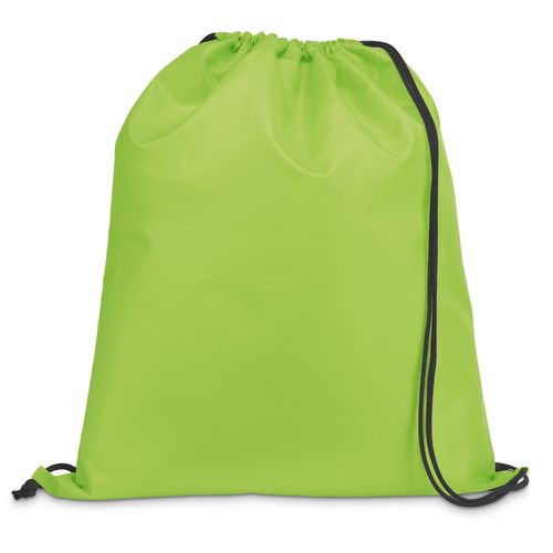 CARNABY. Sac à dos 210D avec cordons de serrage noirs CARNABY. Sac à dos 210D avec cordons de serrage noirs