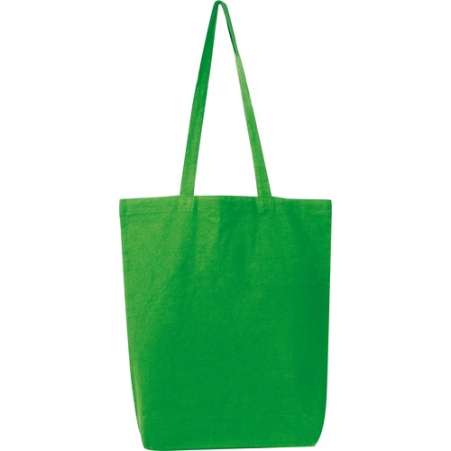 Borsa in cotone Fairtrade con soffietto sul fondo PIOTR Borsa in cotone Fairtrade con soffietto sul fondo PIOTR