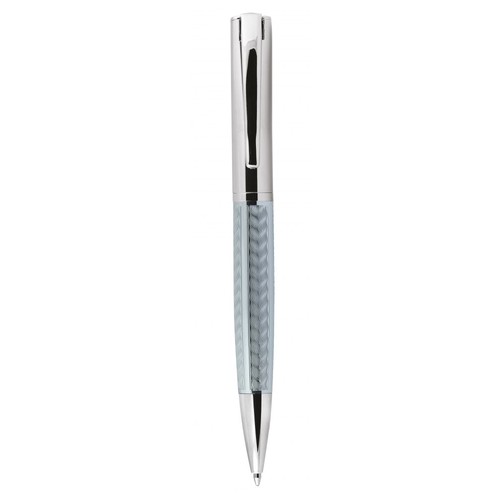 BALLPOINT CHROMED LIGHT BLUE
