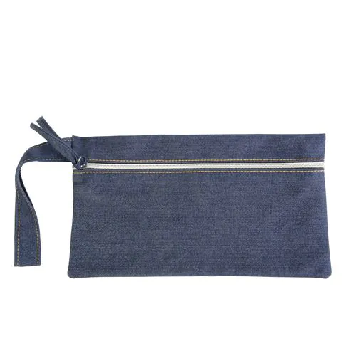 DENIM 220 g/m2 cotton (85% cotton - 15% polyester) document holder DENIM 220 g/m2 cotton (85% cotton - 15% polyester) document holder