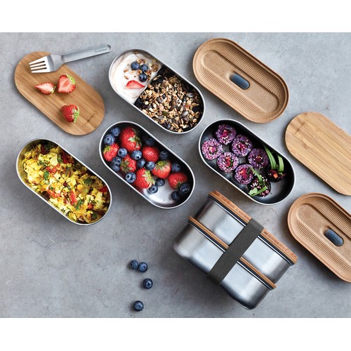 Black+Blum Stainless Steel Double Bento Box