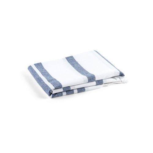 SARDENHA. Serviette de plage en coton (70% recyclé) et polyester (30% recyclé) (180 g/m²)