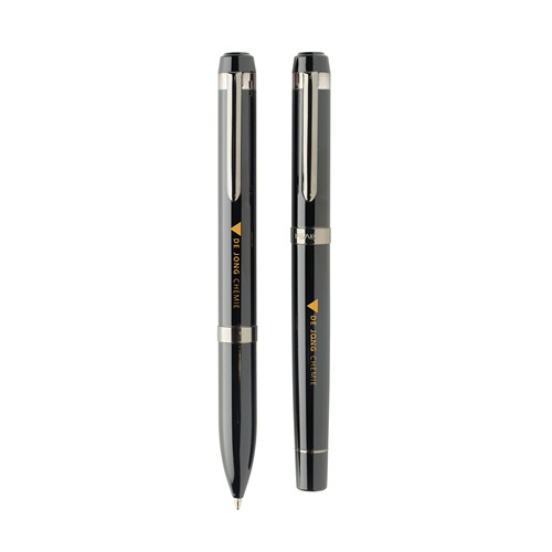 Coffret de stylos en acier recyclé Swiss Peak OSLO Coffret de stylos en acier recyclé Swiss Peak OSLO