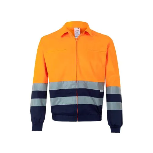 VL NEPTUNE LARGE. Two-tone twill jacket (210g/m²) in polyester (80%) and cotton (20%)