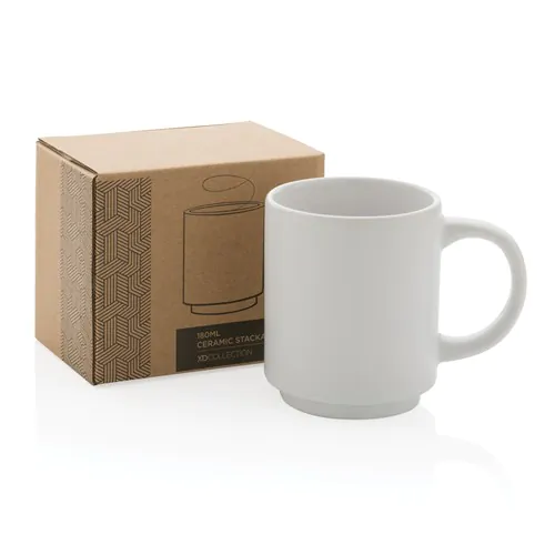 Mug empilable 180ml en céramique Mug empilable 180ml en céramique