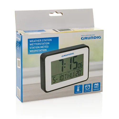 Grundig weatherstation alarm and calendar Grundig weatherstation alarm and calendar
