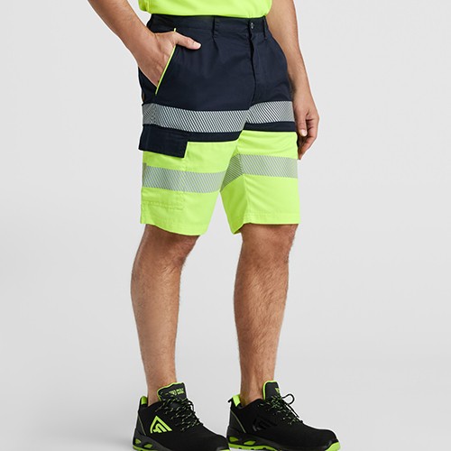 korte broek met reflecterende strepen korte broek met reflecterende strepen