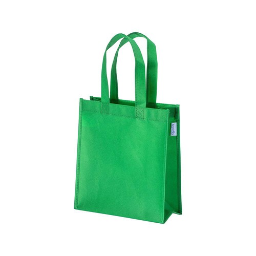 80 g / m2 R-pet mini shopping bag with short handles and gusset 80 g / m2 R-pet mini shopping bag with short handles and gusset