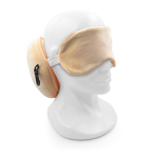 Chien en peluche, oreiller de voyage, masque pour les yeux | Atta