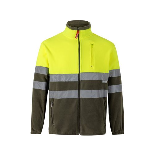 VL EROS. Two-tone fleece jacket (280g/m²), in polyester (100%)