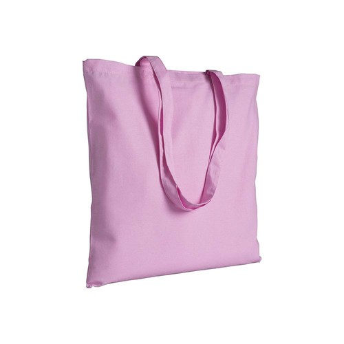 Bolsa de algodón con asas largas.