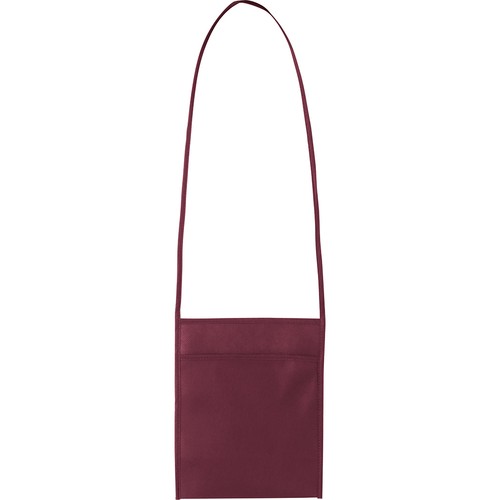 BANDOULIÈRE PORTE-VERRES TNT (70 gr/m²) AVEC SOUFFLET, BANDOULIÈRE 100 cm