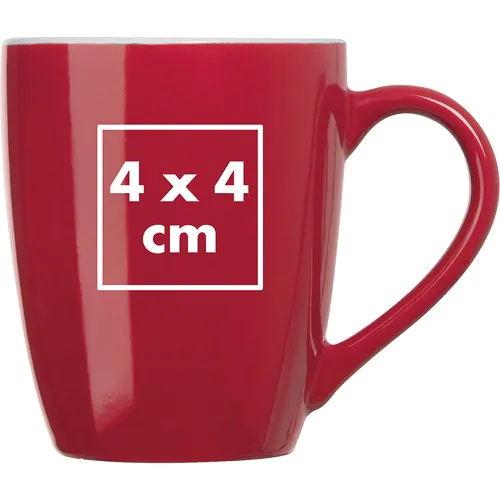 Colored ceramic cup