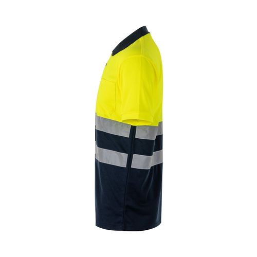 VL FORTUNA. Bird-eye poloshirt (140g/m²) met korte mouwen, in polyester (100%)