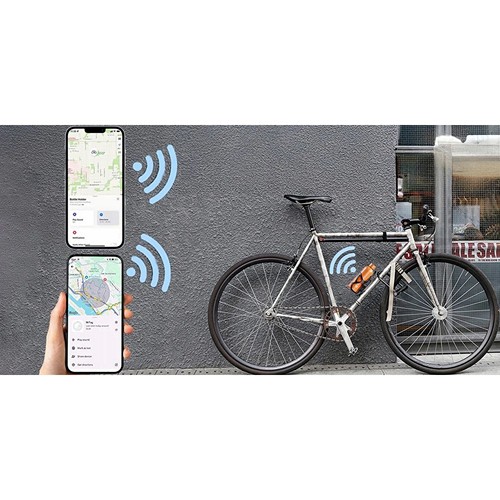 Bicycle bottle holder, tracker MiLi DUO