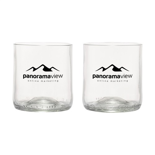 Rebottled® Short Tumbler 2-pack drinking glasses Rebottled® Short Tumbler 2-pack drinking glasses
