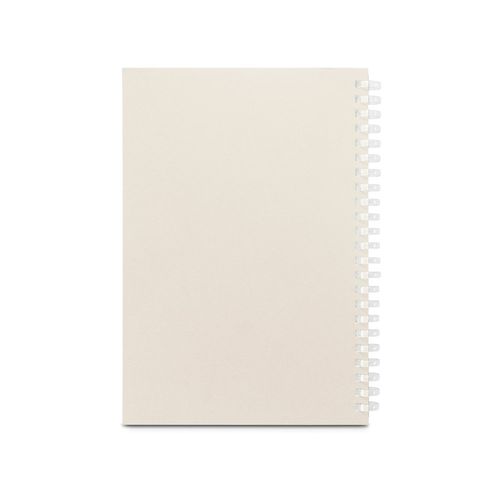 SCHILLER. A5 notepad with flexible cover, made from 100% recycled paper