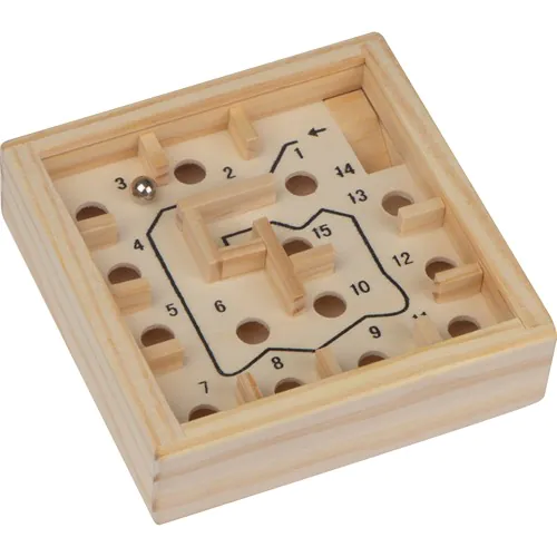 Puzzel wooden labyrinth