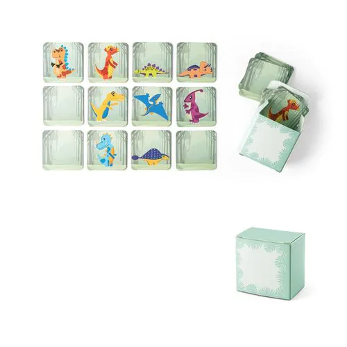 TRICERATOPS. Jeu de mémoire avec 20 pièces TRICERATOPS. Jeu de mémoire avec 20 pièces