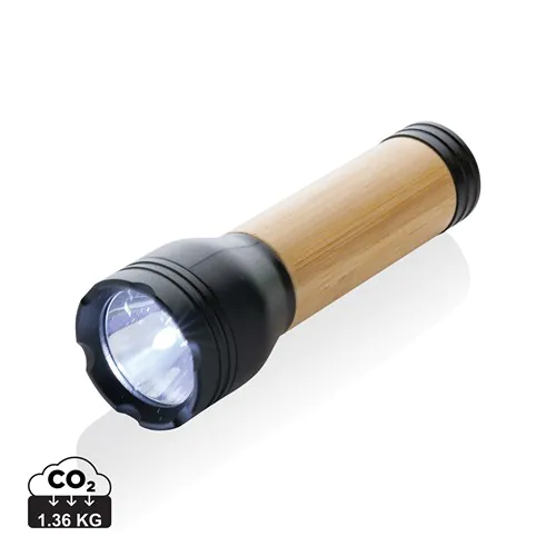Lucid 3W RCS certified recycled plastic & bamboo torch Lucid 3W RCS certified recycled plastic & bamboo torch