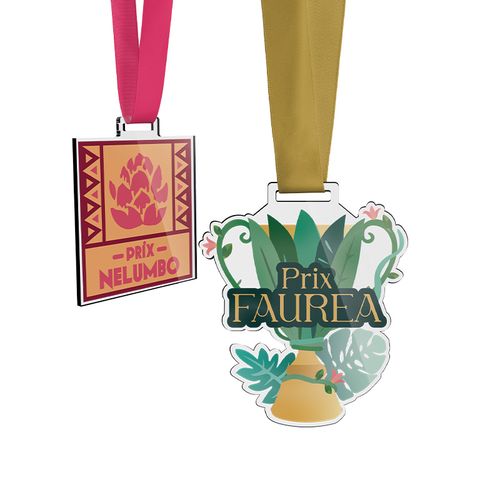 3MM THICK AND 30 TO 80CMv PLASTIC (PMMA) MEDAL WITH SATIN CORD 3MM THICK AND 30 TO 80CMv PLASTIC (PMMA) MEDAL WITH SATIN CORD