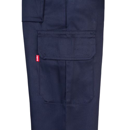 VL MABON. Pantalon sergé, multipoches (200g/m²), en coton (35%) et polyester (65%)