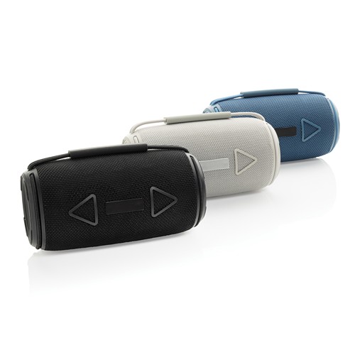 Enceinte 16W étanche IPX4 en plastique recyclé RCS Prisma Enceinte 16W étanche IPX4 en plastique recyclé RCS Prisma
