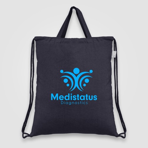 Palma - sac à cordon en coton recyclé Sac à cordon en coton recyclé 140 gsm