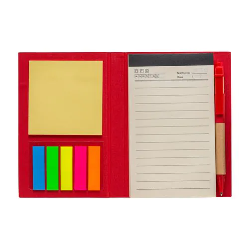 Bloque-notes avec papiers stylo et adhésif Bloque-notes avec papiers stylo et adhésif