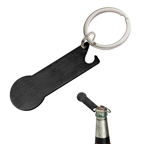 Sleutelhanger met winkelwagenmunt Stickit Sleutelhanger met winkelwagenmunt Stickit