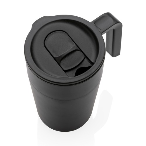 GRS Recycled PP and SS mug with handle GRS Recycled PP and SS mug with handle