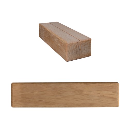 Beech menu card holder A4