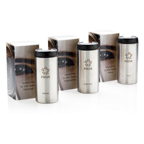 Mug Metro en acier inoxydable recyclé RCS