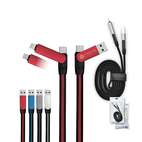CABLE DE CHARGE RAPIDE ET TRANSFERT 6 EN 1 CABLE DE CHARGE RAPIDE ET TRANSFERT 6 EN 1