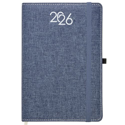 Daily Planner 2026, hardcover made of recycled PET with a mélange effect