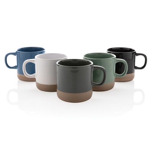 Glazed ceramic mug 360ml Glazed ceramic mug 360ml