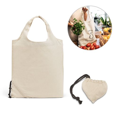 ORLEANS. 100% cotton foldable bag (100 g/m²) ORLEANS. 100% cotton foldable bag (100 g/m²)