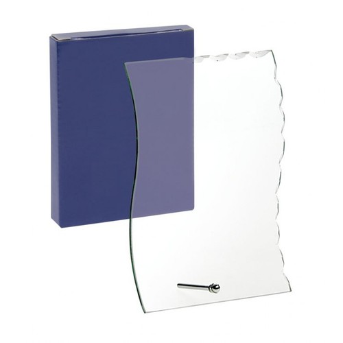 GLASS W/BUILT IN STAND 115X150 TH=4 mm