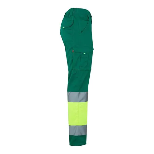 VL ZEUS. Pantalón elástico multibolsillos bicolor (240 g/m²), en algodón (46 %), EME (38 %) y poliéster (16 %) VL ZEUS. Pantalón elástico multibolsillos bicolor (240 g/m²), en algodón (46 %), EME (38 %) y poliéster (16 %)
