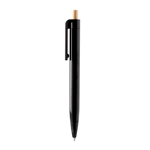 Stylo à bille avec mécanisme à clic, bouton en bam Cássia Stylo à bille avec mécanisme à clic, bouton en bam Cássia