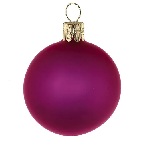 Traditional glass ball - matt-pink #524 Traditional glass ball - matt-pink #524