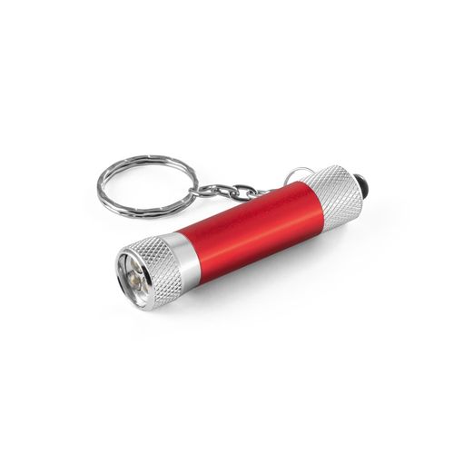 RE-LERGAN. Aluminium keyring (92% recycled) with 3-light LED torch RE-LERGAN. Aluminium keyring (92% recycled) with 3-light LED torch